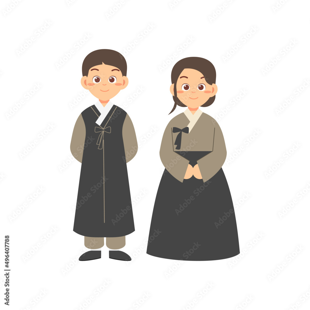 people wearing hanbok