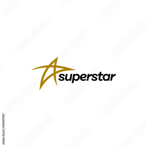 star logo with modern and trendy design for brand identity