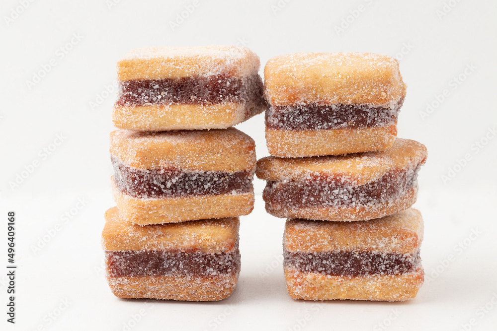 Brazilian dessert casadinho of guava paste. Brazilian dessert casadinho of guava paste.