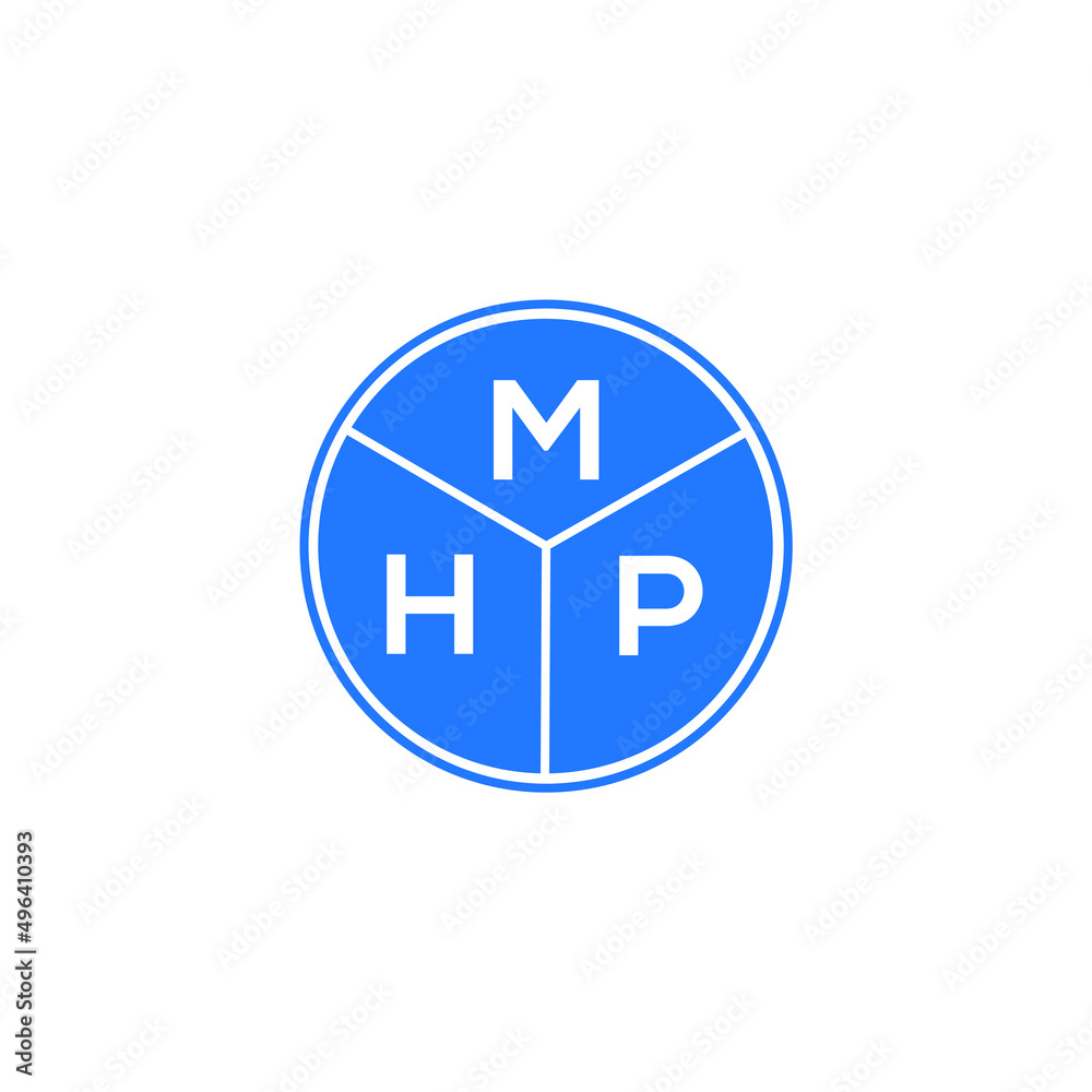 MHP letter logo design on white background. MHP creative circle letter logo concept. MHP letter design. MHP letter logo design on white background. MHP creative circle letter logo concept. MHP letter design.