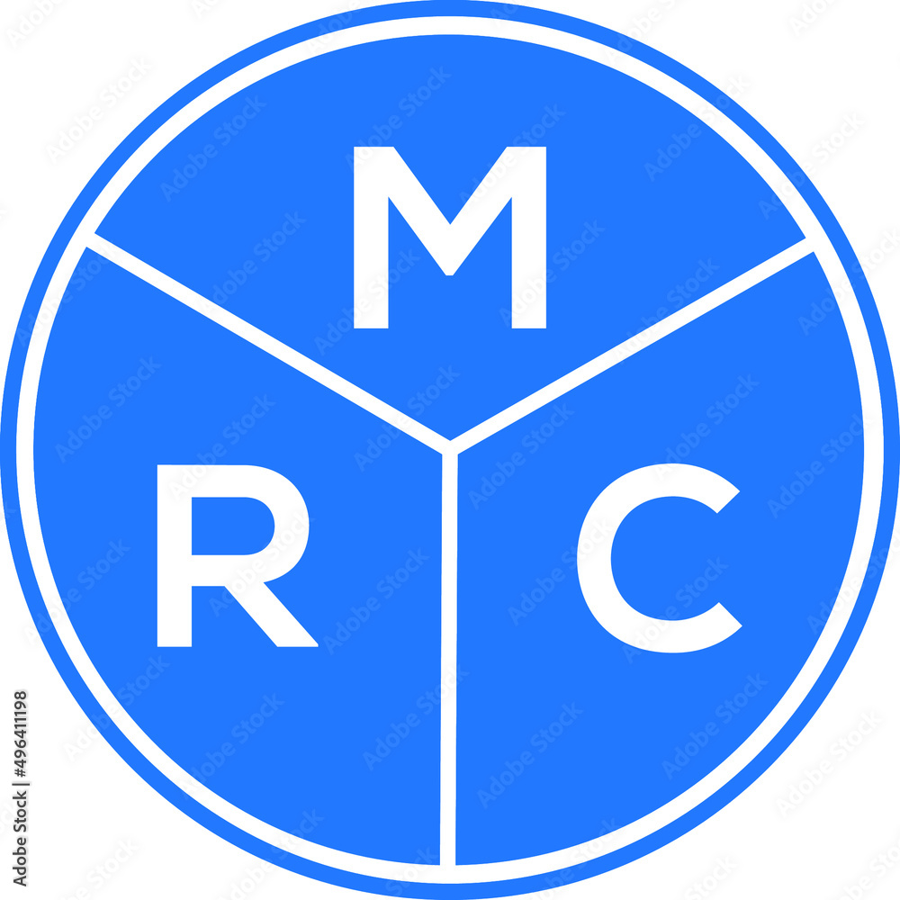 MRC letter logo design on white background. MRC creative circle letter logo concept. MRC letter design. MRC letter logo design on white background. MRC creative circle letter logo concept. MRC letter design.