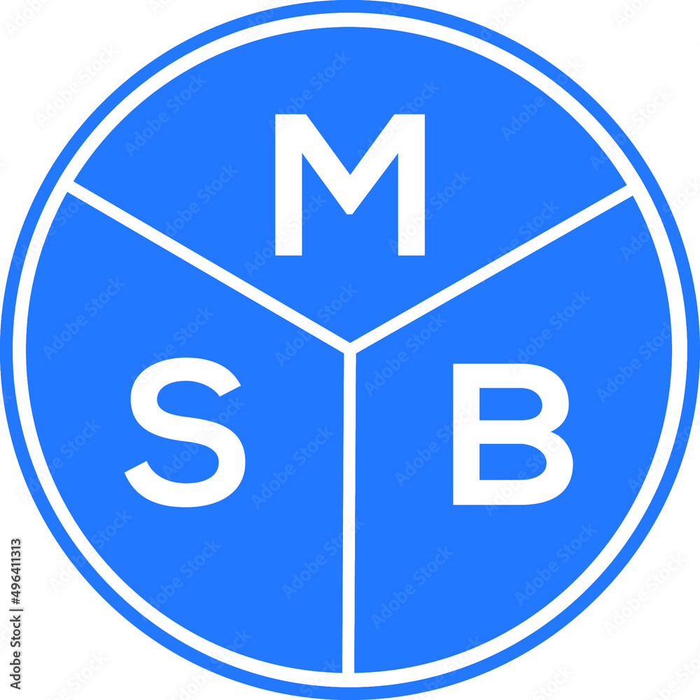MSB letter logo design on white background. MSB creative circle letter logo concept. MSB letter design. MSB letter logo design on white background. MSB creative circle letter logo concept. MSB letter design.