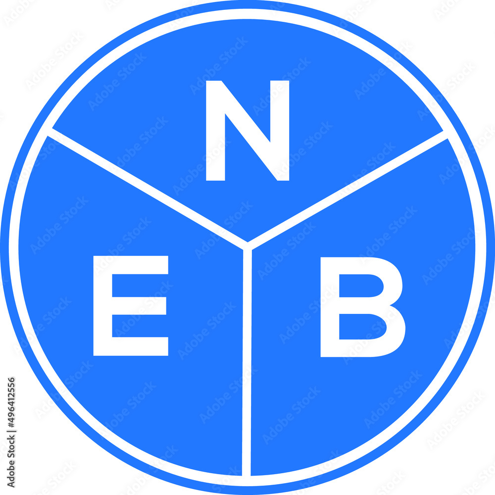 NEB letter logo design on white background. NEB creative circle letter logo concept. NEB letter design.
NEB letter logo design on white background. NEB creative circle letter logo concept. NEB letter design.