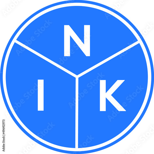 Free Download NIK letter logo design on black background. NIK creative  initials letter logo concept. NIK letter design. - GFXLoad