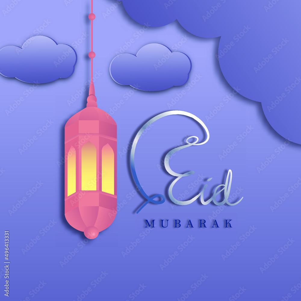 Illustration of Eid Mubarak greetings background vector design for web, social media, or greetings card Illustration of Eid Mubarak greetings background vector design for web, social media, or greetings card