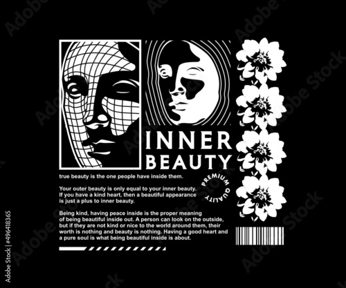 Pixel style Aesthetic Graphic Design for T shirt Street Wear and Urban Style