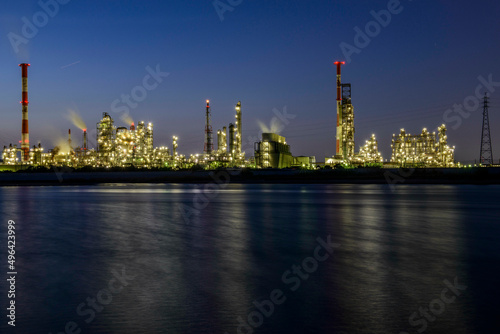 四日市市　コンビナート　夜景