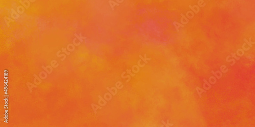 red and yellow paint, watercolor orange painted background. Colorful watercolor grunge background design. colorful textured paper in bright autumn or fall warm sunset colors