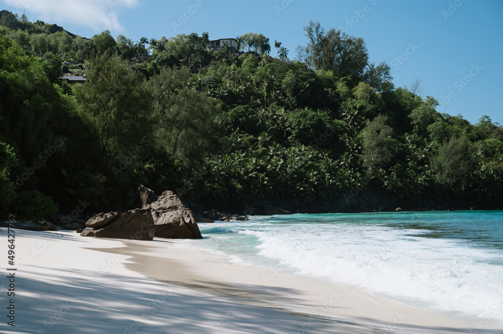 Obraz premium Seychelles beaches are of the most beautiful in the world