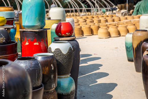 Jingdezhen porcelain processing photo