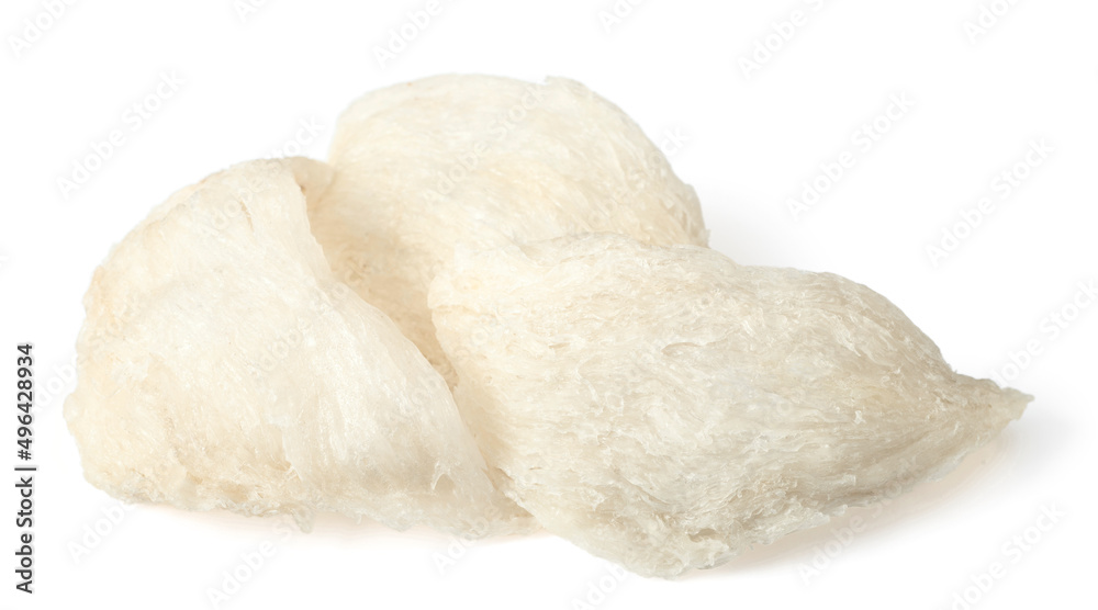 Edible bird's nests isolated on white background. Edible bird's nests isolated on white background.