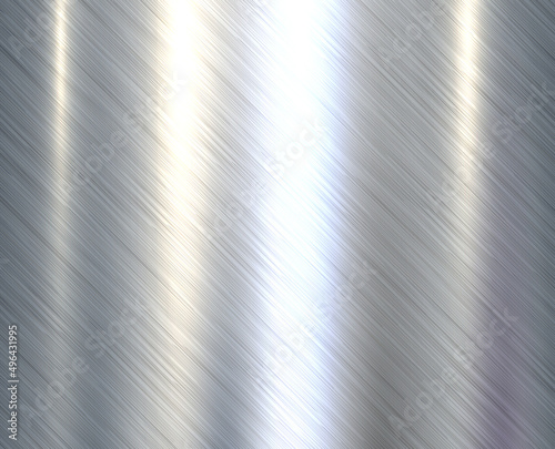 Metal silver steel texture background  brushed metallic texture
