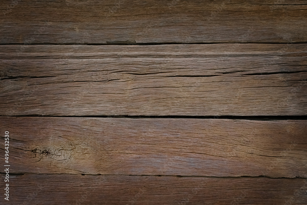 Fototapeta premium board from old wood, wooden background with copy space