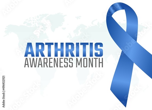vector graphic of arthritis awareness month good for arthritis awareness month celebration. flat design. flyer design.flat illustration.