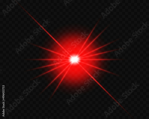 Lens Flare light on transparent background. Easily add an overlay or screen filter on top of photos