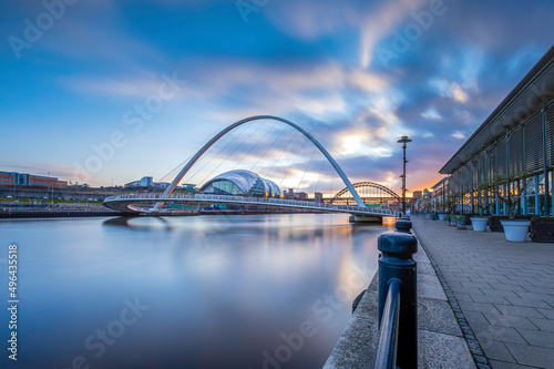 Longtime exposure at Newcastle's Quayside