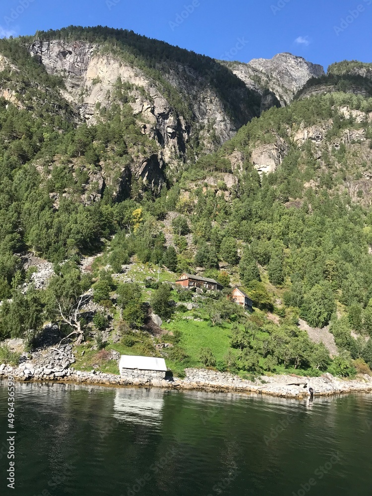 Fototapeta premium lake in the mountains