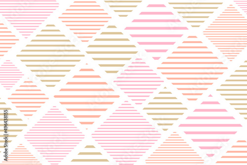 ボーダー柄のシンプルなイラスト素材