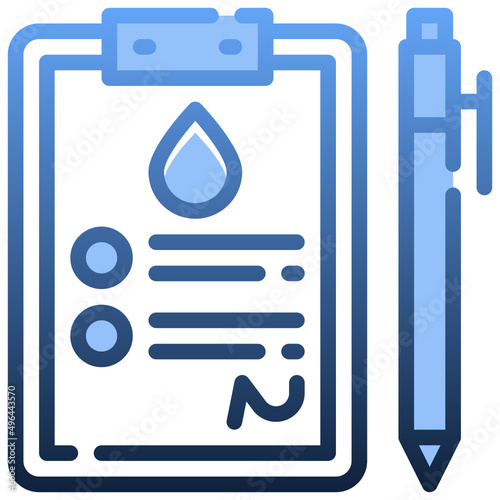 CONSENT Gradient icon,linear,outline,graphic,illustration