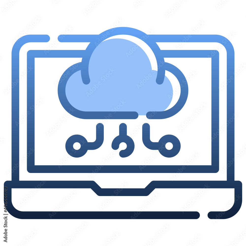 LAPTOP Gradient icon,linear,outline,graphic,illustration LAPTOP Gradient icon,linear,outline,graphic,illustration