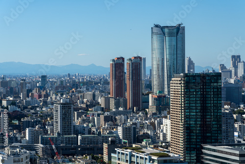 Tokyo central area cityscape at daytime.