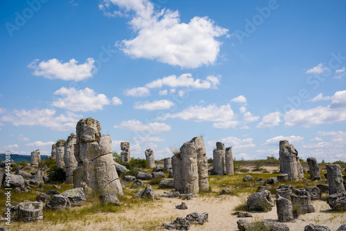 Stone desert landscape in Bulgaria