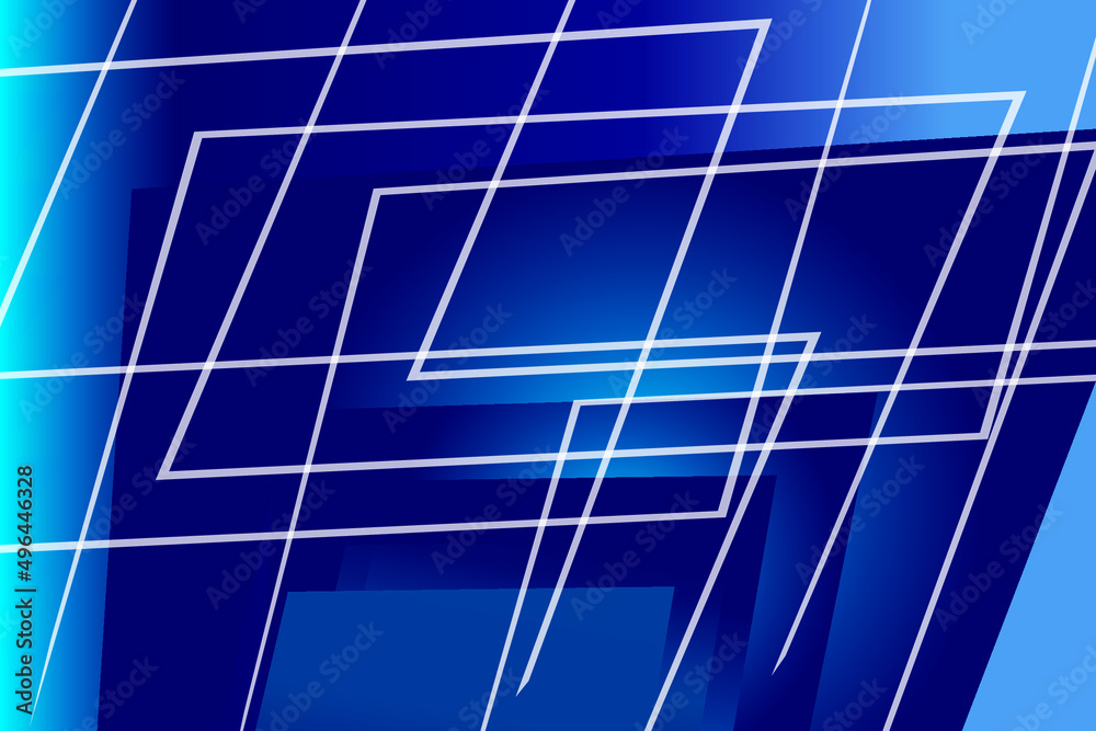 Abstract blue background with squares Abstract blue background with squares