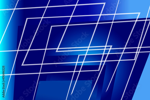 Abstract blue background with squares