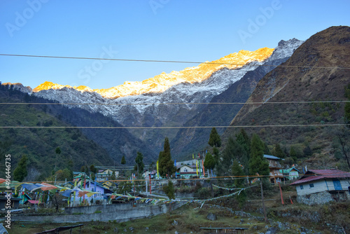 view of the mountains