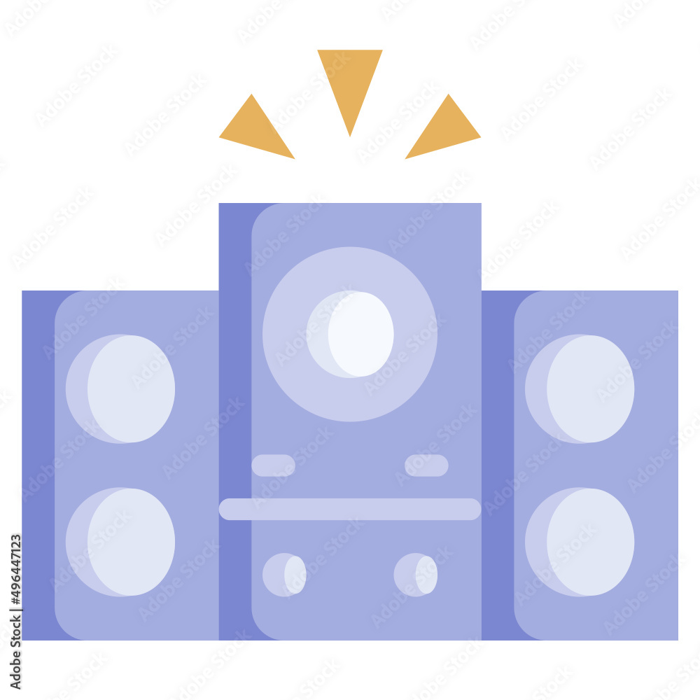 SPEAKER flat icon,linear,outline,graphic,illustration SPEAKER flat icon,linear,outline,graphic,illustration