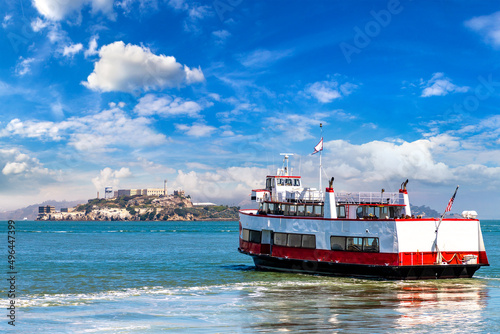 Schilderij op canvas Alcatraz prison Island in San Francisco
