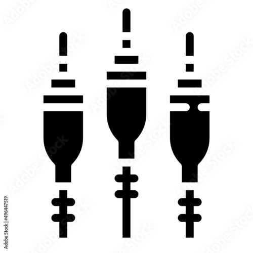 CABLES glyph icon,linear,outline,graphic,illustration