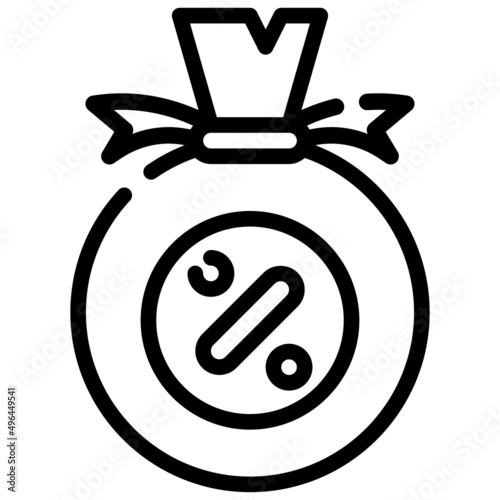 MONEY BAG line icon,linear,outline,graphic,illustration