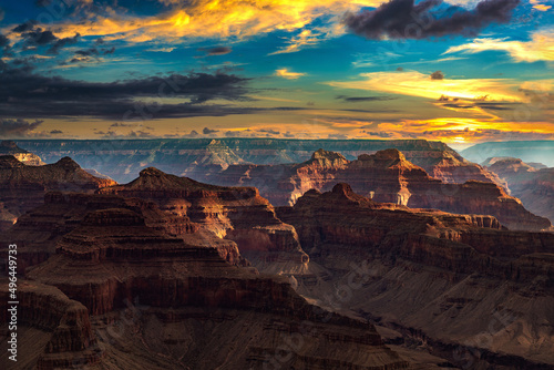 Grand Canyon National Park at sunset