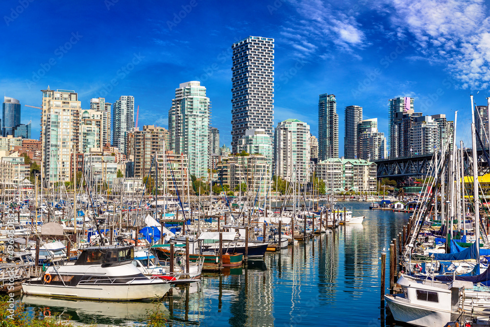 Obraz premium False creek in Vancouver, Canada