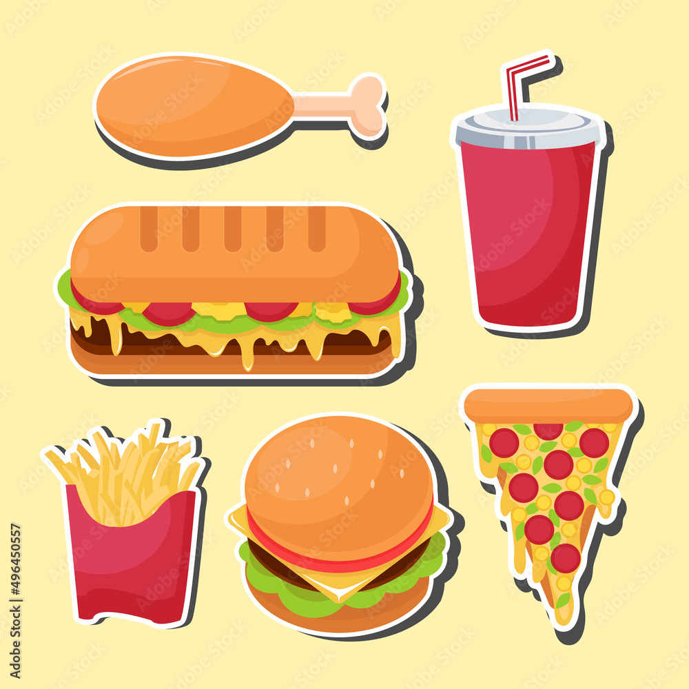 Menu at fast food restaurant Menu at fast food restaurant