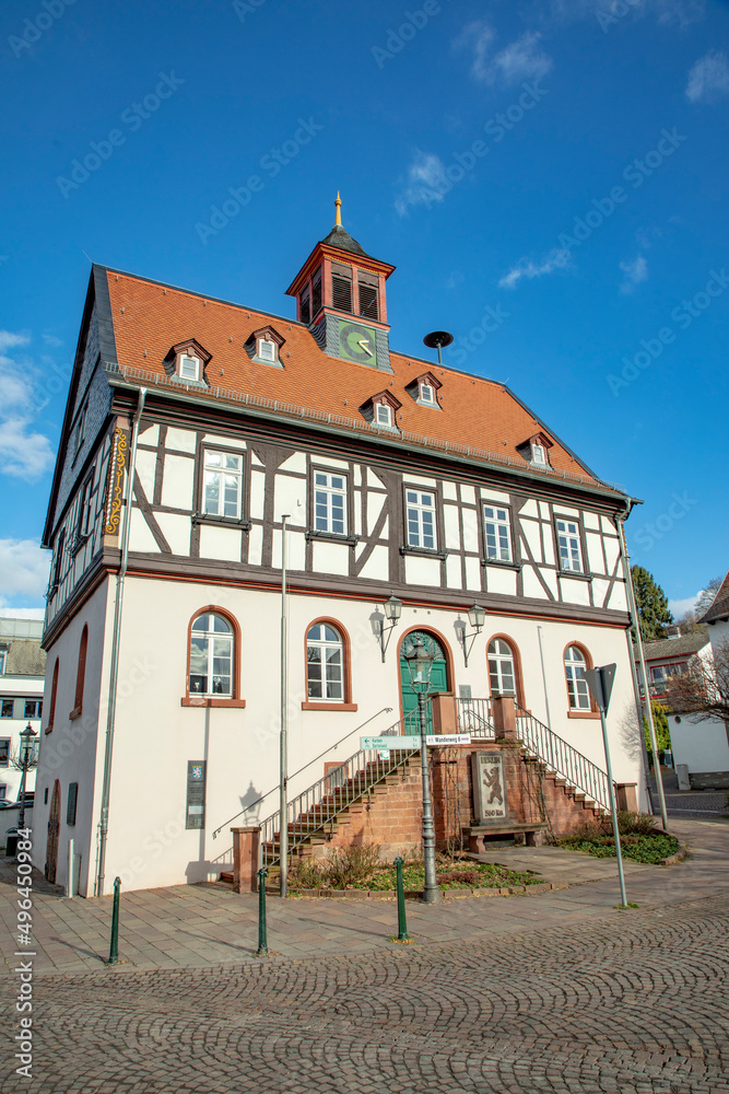 old townhall of Bad Vilbel, Hesse, Germany