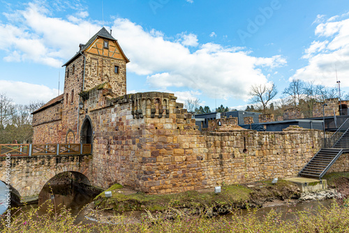 Ruin of castle Bad Vilbel, Hesse, Germany © travelview