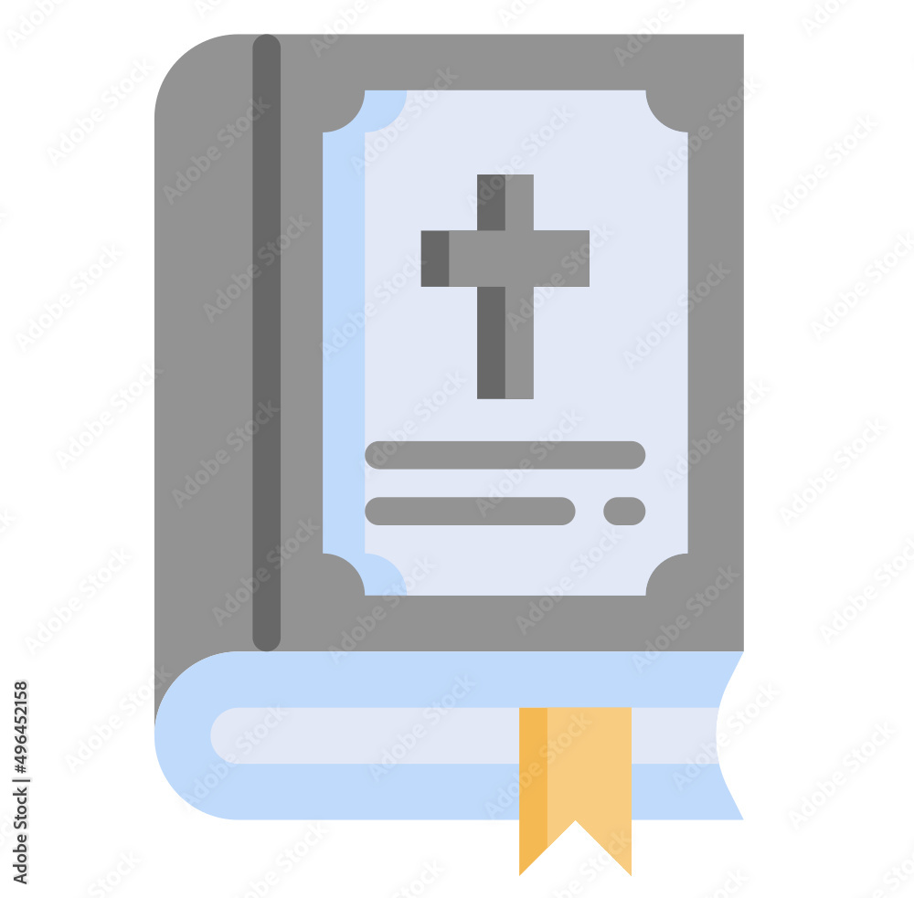 BIBLE flat icon,linear,outline,graphic,illustration