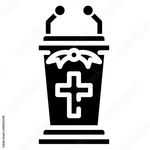 TRIBUNE glyph icon,linear,outline,graphic,illustration