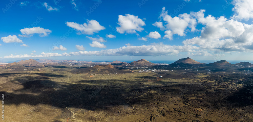 Volcanic fields of Timanfaya National Park, Spain