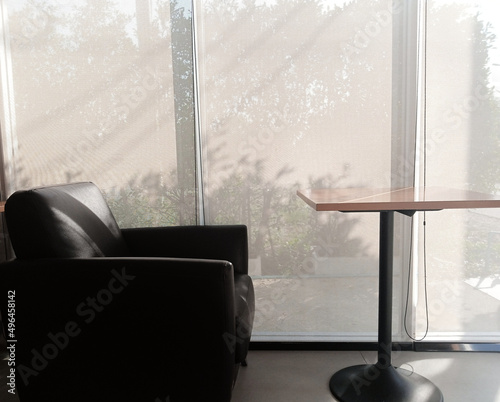 The sofa in coffee cafe.