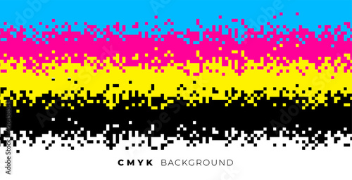pixel background in cmyk colors