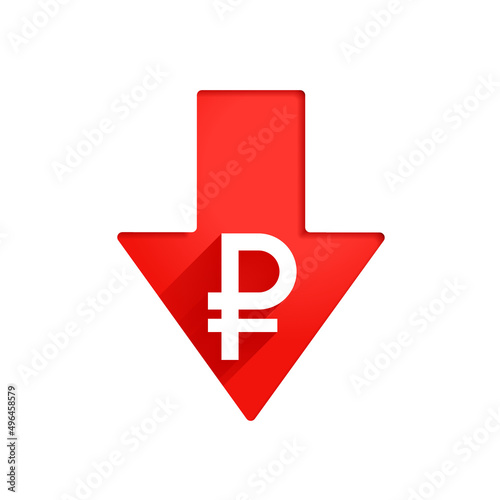 russian ruble red downfall crisis of economy