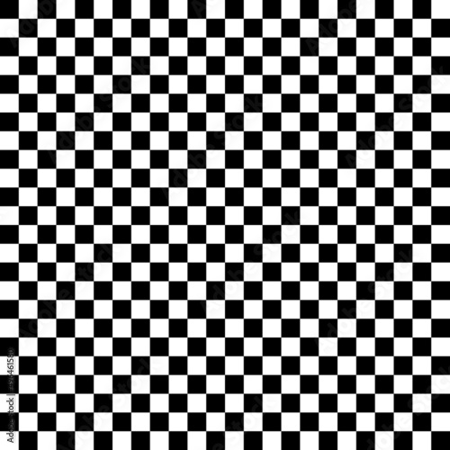Black and white chessboard pattern with checkers, checkerboard texture for chess game