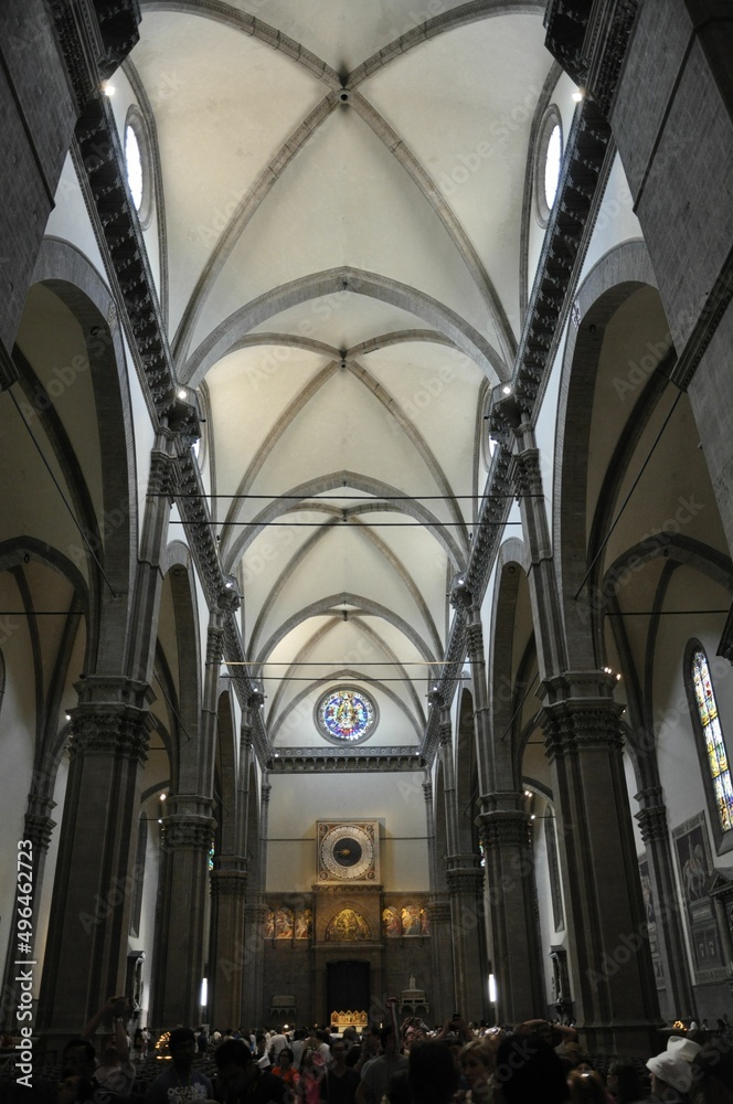 Obraz premium Inside the Italian church.