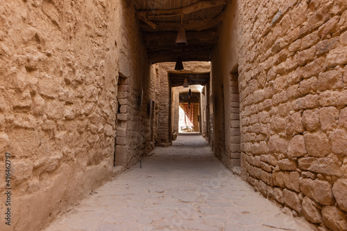 Interior views of the Al Ula old town ancient mud buildings, north western Saudi Arabia  © hyserb