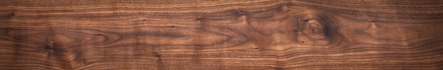 Long plank texture background. Panoramic wood plank texture background. Walnut wood plank natural texture. Panoramic background elements.
