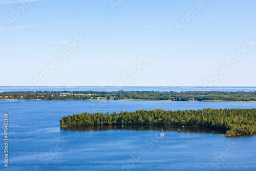Archipelago view at lake Vattern in Sweden