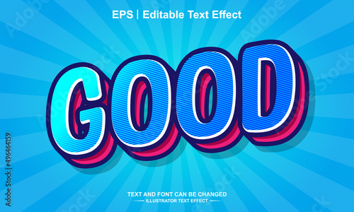 Good editable text effect